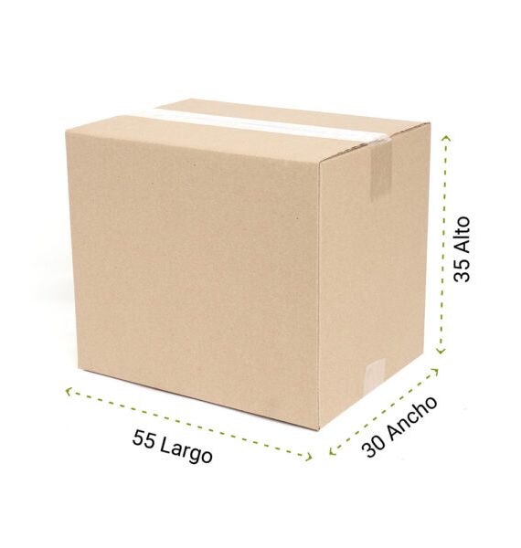 CAJAS DE CARTÓN PARA EMBALAJE 55X30X35 CM PAQUETE DE 5 UDS