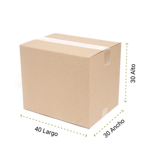 CAJAS DE CARTÓN PARA EMBALAJE 40X30X30 CM PAQUETE DE 5 UDS