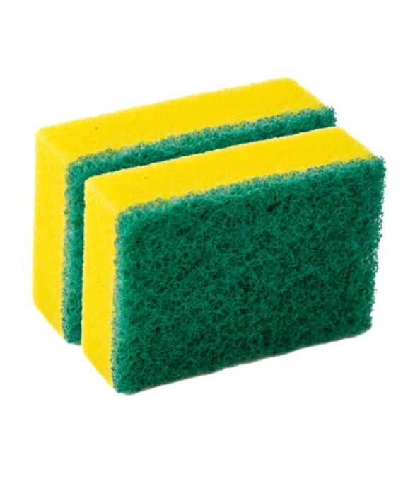 ESPONJA VERDE AMARILLA 10 UNDS