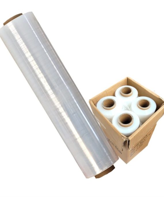 CAJA 4 ROLLOS STRETCH FILM 500MM X 20 MIC X 4 KG (3,5 KG NETO/ROLLO)