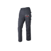 Pantalon cargo gabardina con logo