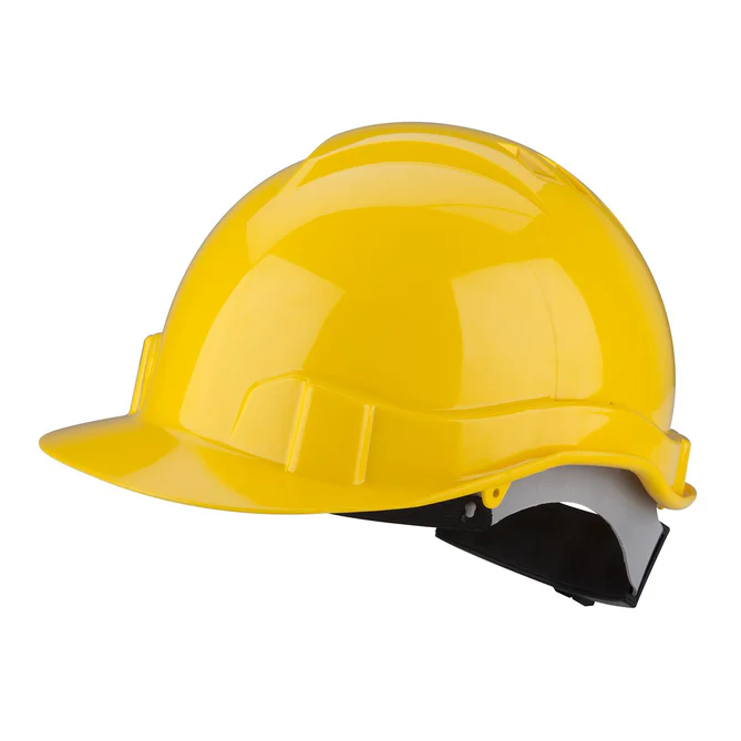 casco seguridad amarillo
