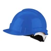 casco seguridad azul
