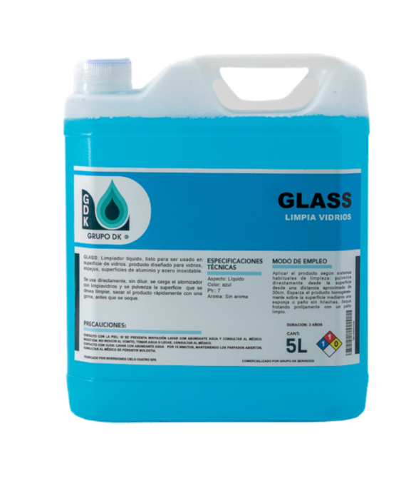 LIMPIAVIDRIOS LIQUIDO GLASS    5 litros
