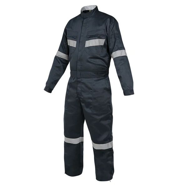 Overol Gabardina Premium Cinta Reflectante